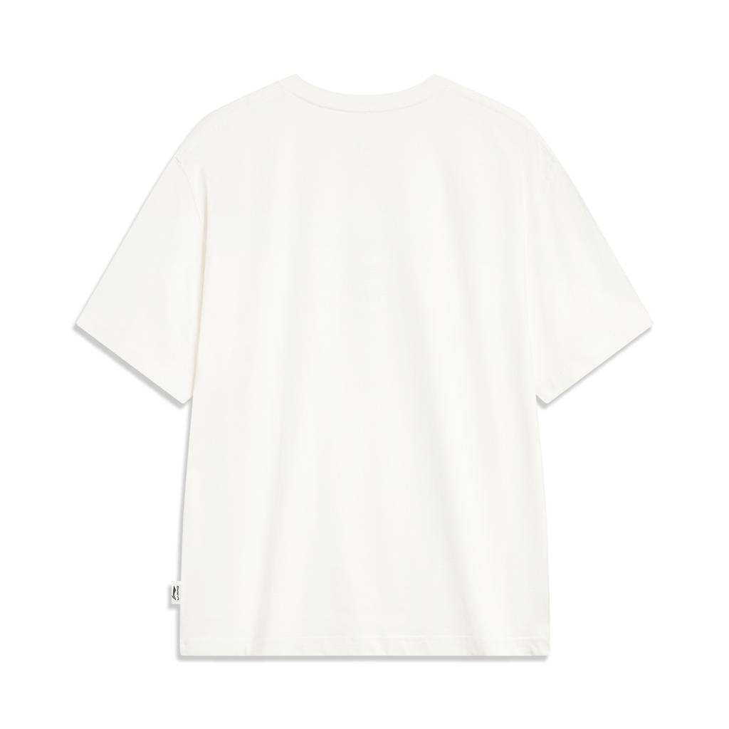 Li Ning Sports Life Collection T Shirt Men's Ivory AHST433-1