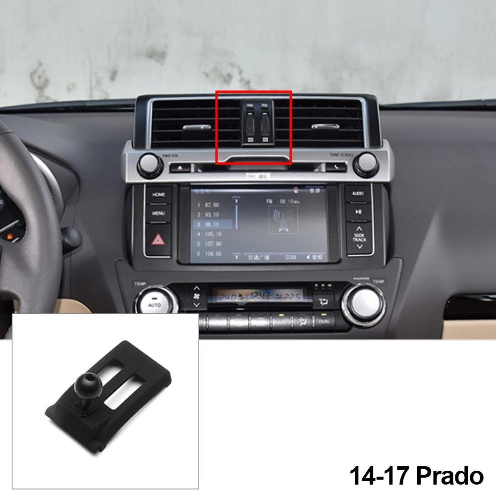 Biltilbehør Interiør Telefonholder Base For Toyota Corolla Camry CHR RAV4 Avalon Prado Highlander 4RUNNER Uten Brakett