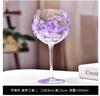 Hand-painted Champagne Wine Glasses Colored Tall Glass Cup Crystal Glass Red Wine Cup Home High-end Cocktail Beer Goblet Glasses