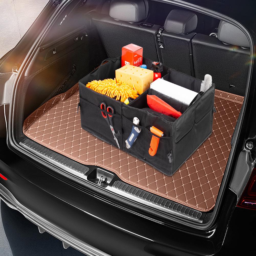 1/2Pcs Big Capacity Car Storage Box Car Trunk Organizer EcoFriendly Super Durable Collapsible Cargo Storage Tool Auto Trucks Box
