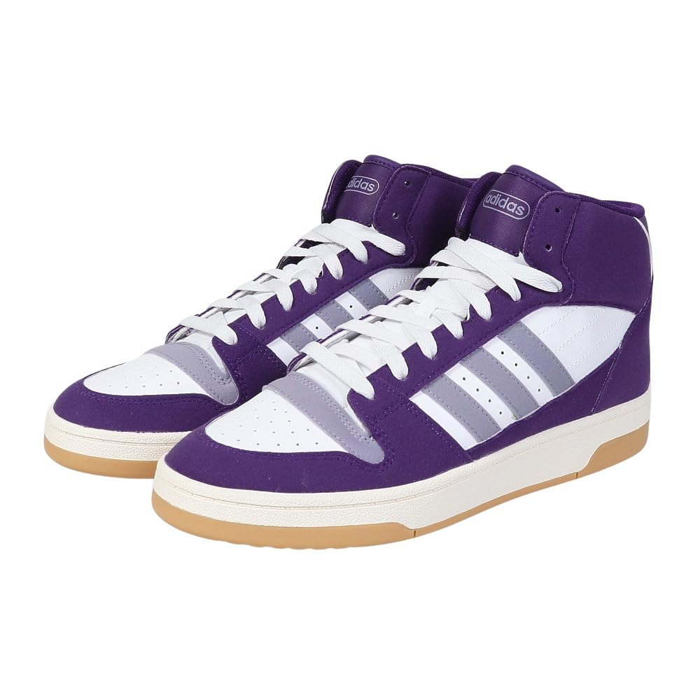 adidas Break Start Mid Purple and White IH7972 and (Purple/Size 25.5/Men s Women s) фиолетовый