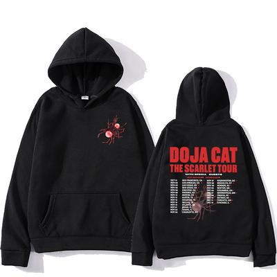 Doja Cat The Scarlet Tour Hoodies Long Sleeve Men/Women Hooded Sweatshirts Spring Comfortable Fleece Casual Pullovers