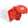 Bases Muraux - SOLERA - IP 44 - 3P N T - 32A - 400V - Blanc