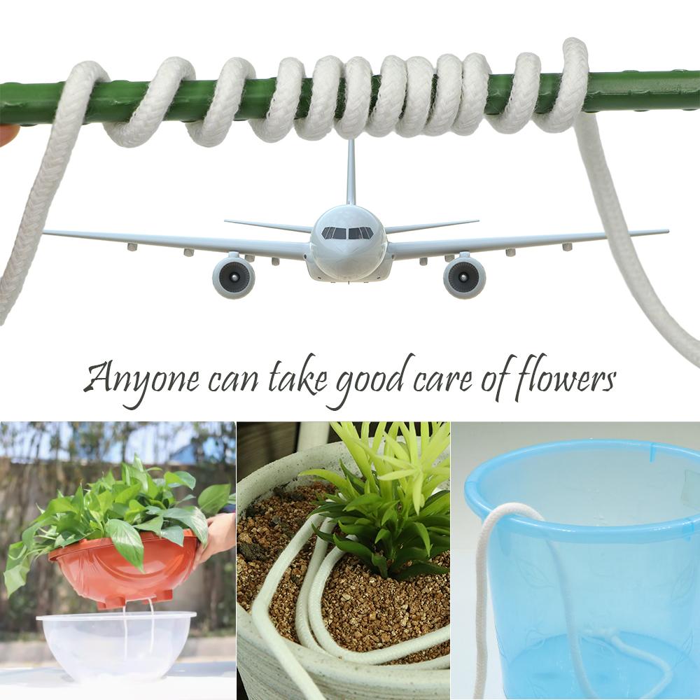 4/5/6mm 5M Automatic Watering Absorbent Wicks Rope Holiday Accessories Flower Pot DIY Device System Pot Dripping Acrylic Cotton