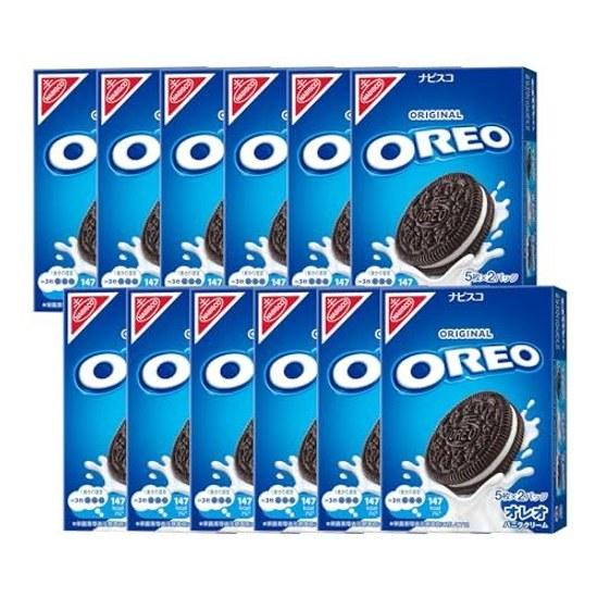 Mondelez Giappone Oreo Crema alla Vaniglia 10 pezzi 12 confezioni