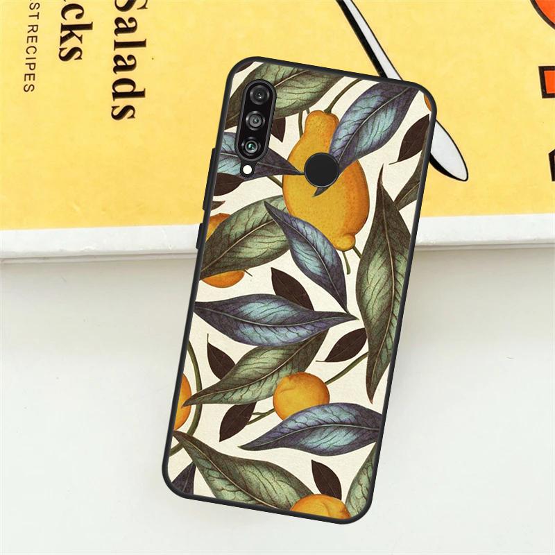 Summer Fruit Lemon For Huawei Nova 12i 7i 8i 11i Y73 Y72 Y61 Y91 Y90 Y70 Y60 9 10 SE 11 Pro P30 P40 Lite Case