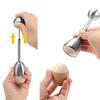 Stainless Steel Egg Opener Cracker Topper Separator Remover for Family Breakfast Egg