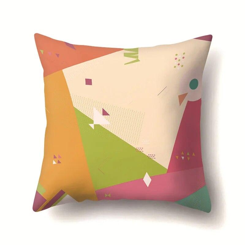 Față de pernă cu dungi geometrice Husă de pernă pentru birou Camera de zi Riding Talie