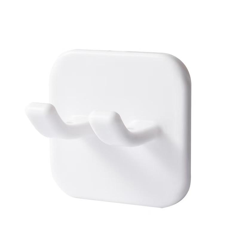 Manual Razor Holder: Punch-Free, Multifunctional Bathroom Wall-Mounted Hook & Stand Single Pack белый