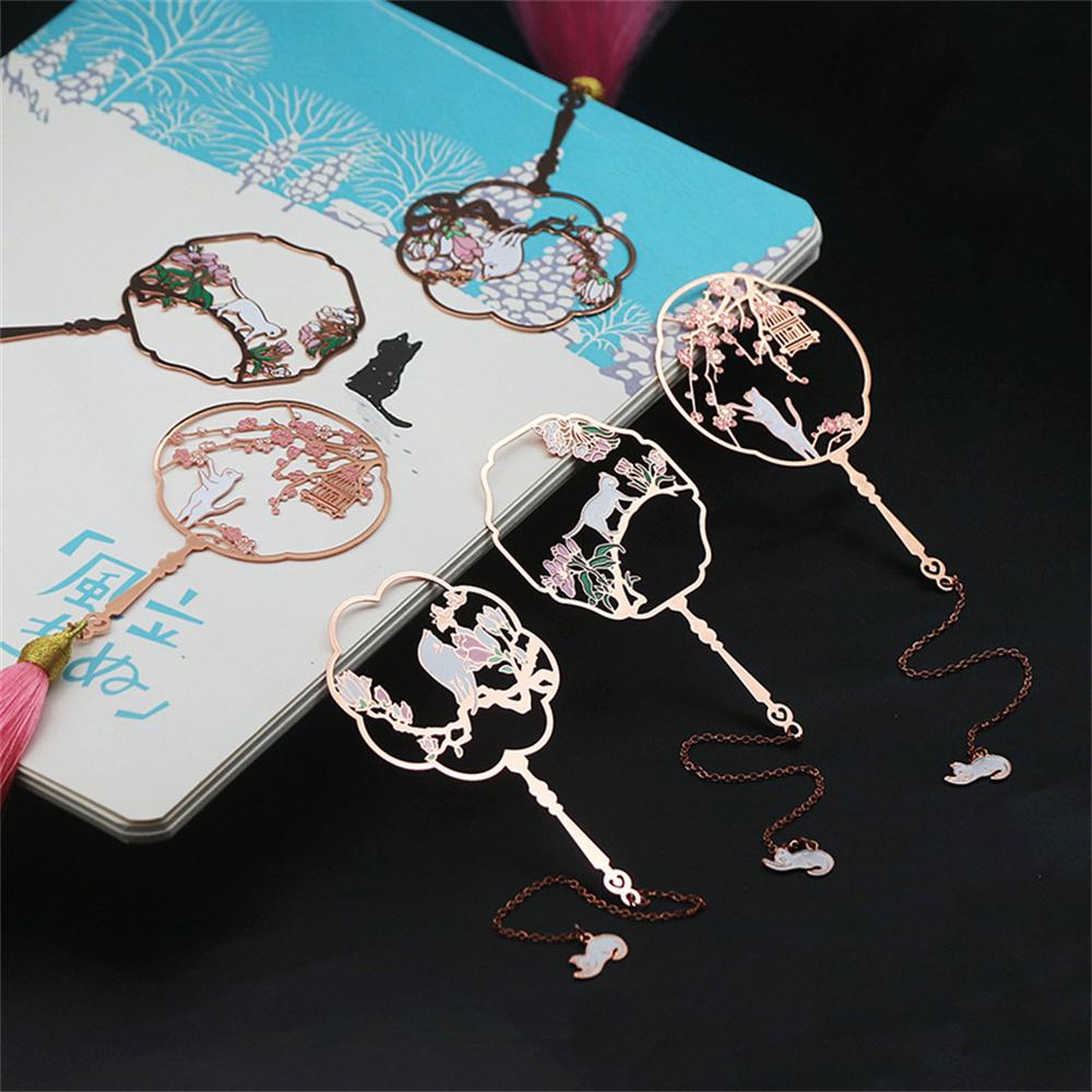 Bookmark Metal Book Clip Hollow Metal Bookmark Brass Brass Bookmark For New Year Gift School