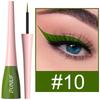 18 colori eyeliner liquido ad asciugatura rapida impermeabile eyeliner a lunga tenuta ombretto sistema di colori misti eyeliner penne per trucco occhi glamour