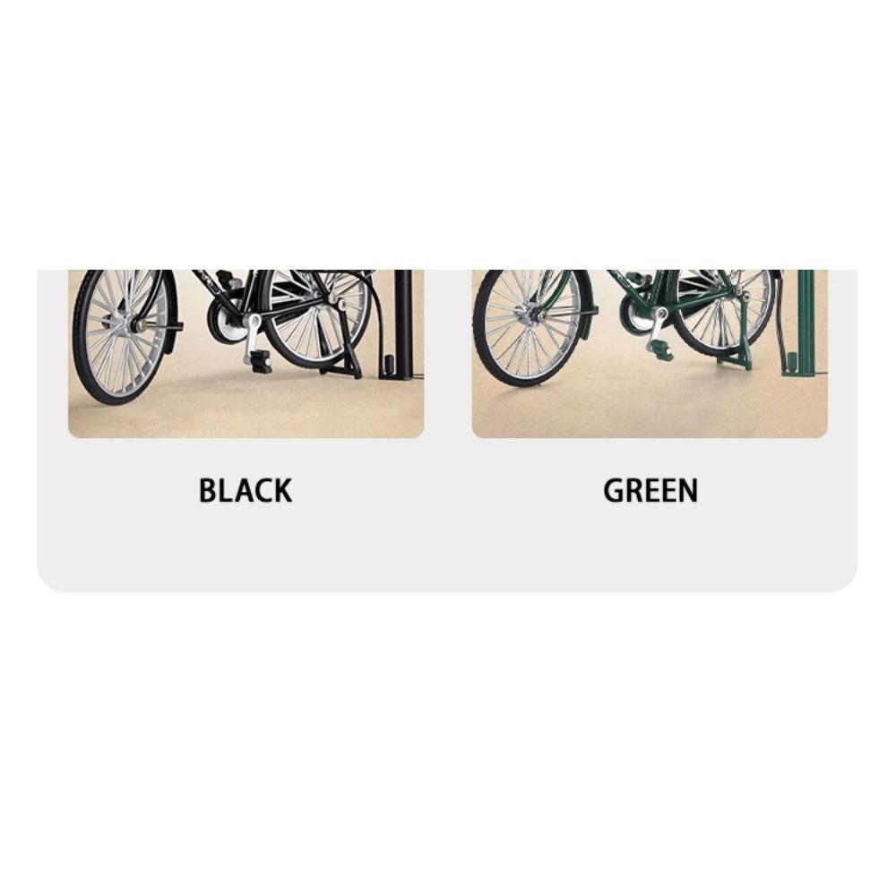 New 1/10 Miniature Alloy Model Bicycle Diecast Metal Bike Adult Simulation House Decor Fun Crafts Collection Ornaments Gifts