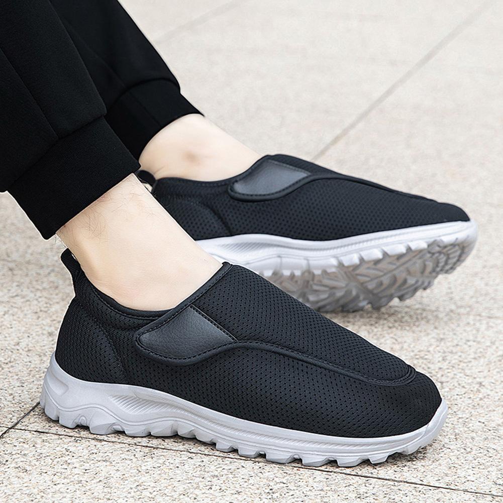 Lässige orthopädische Schuhe für breite Füße, geschwollene Schuhe für Männer, Daumenumkehrung, bequeme Diabetikerschuhe, Outdoor-Wanderschuhe