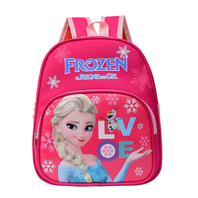 High Capacity Frozen Spiderman Iron Man Kid's Backpack For School And Travel