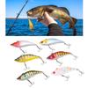 6Pcs Sinking Hard Fishing Bait Artificial Plastic Fishing Lures for Freshwater Saltwater 8cm/10g