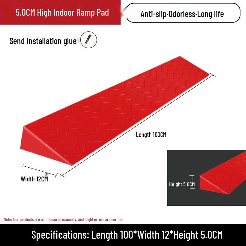 Threshold Uphill Ramp Mat for Indoor Sweeping Robots