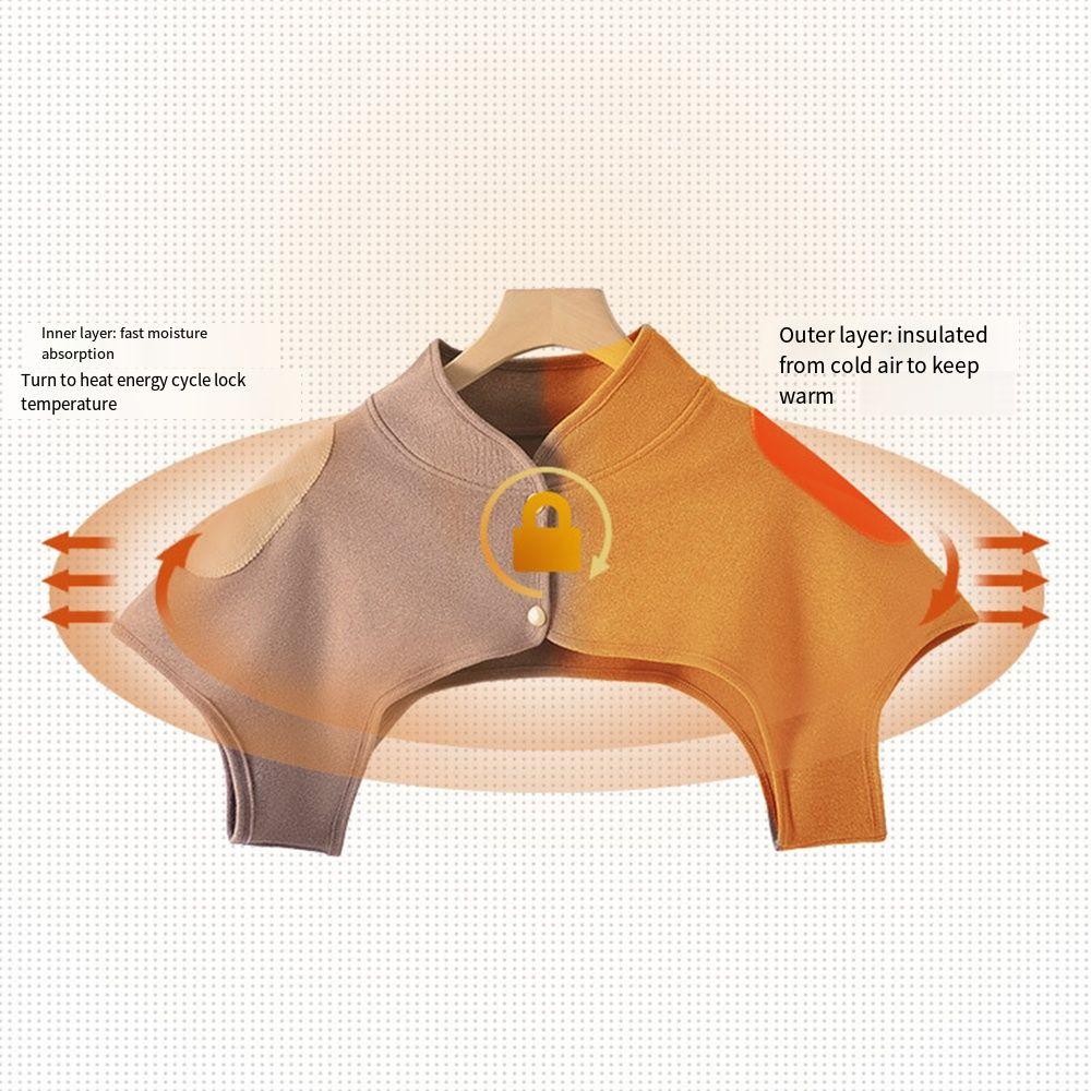 Keep Warm Back Protector Brace Breathable Shoulder Shawl Shoulder Warmer Wrap Middle-Aged Elder