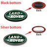 ABS 7cm Car Front Grille Rear Emblem Sticker for Land Rover Discovery Range Rover Evpque Defender 3 4 Freelander OVERFINCH SA0