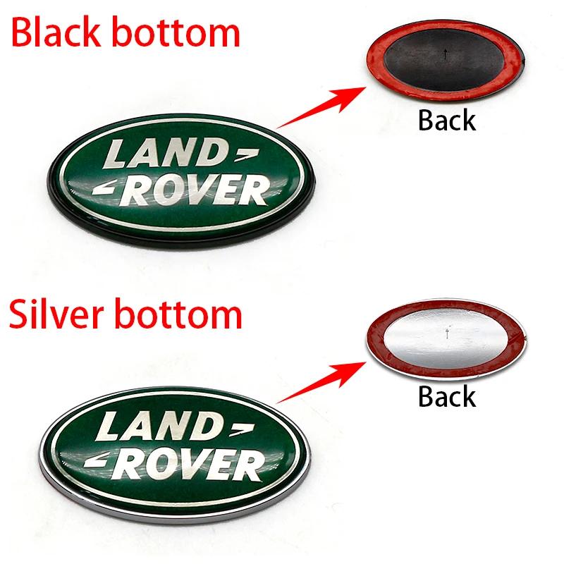 ABS 7cm Car Front Grille Rear Emblem Sticker for Land Rover Discovery Range Rover Evpque Defender 3 4 Freelander OVERFINCH SA0