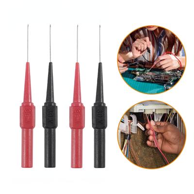 6Pcs 30V Diagnostic Tools Multimeter Test Lead Extention Back Piercing Needle Tip Probes Auto Tools Automotive Auto Kit Machine