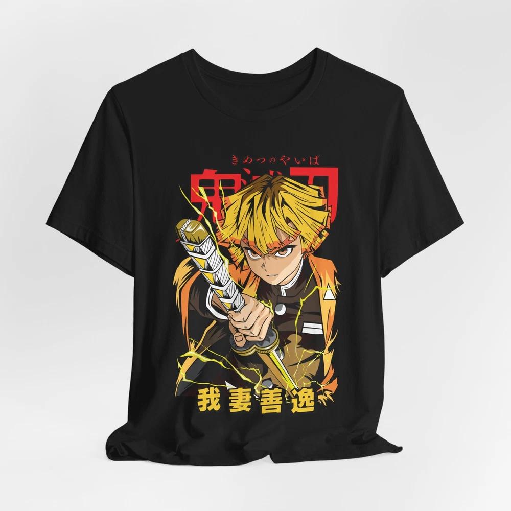 Anime-Inspired Graphic Tee, Manga Fan Shirt, Casual Wear, Unisex T-Shirt, [...] XXL