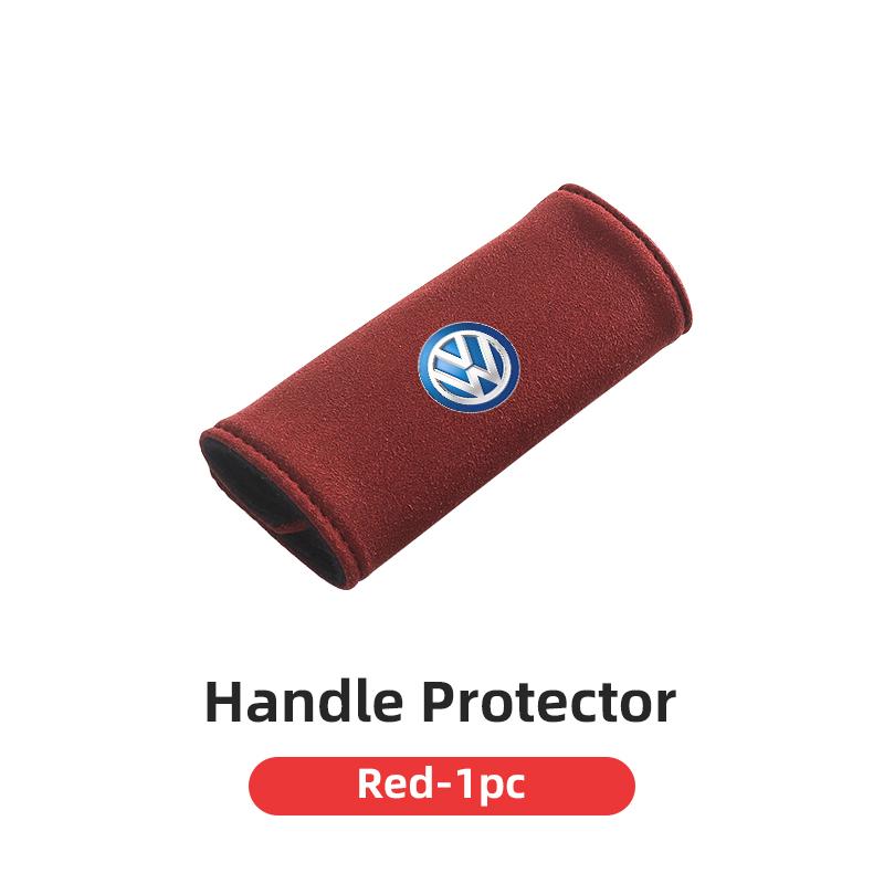 Suede Car Roof Door Pull Handle Protective Cover Soft and Comfortable For Volkswagen VW Scirocco Jetta Beetle Golf Passat PoloSZ1