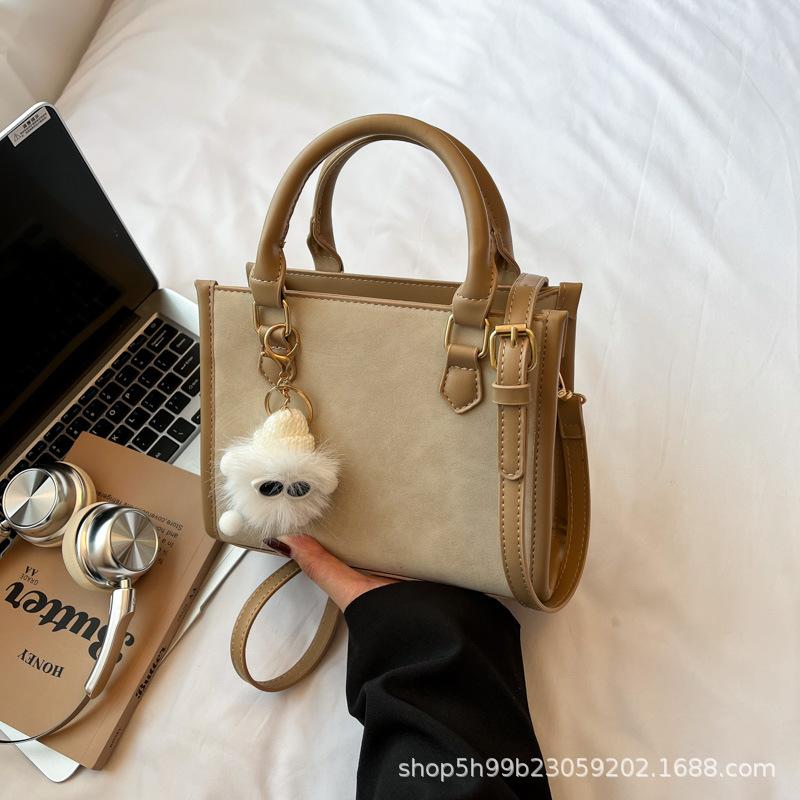 New Senmeng retro handbag bag women's trend fashion small tote bag single shoulder crossbody small square bag