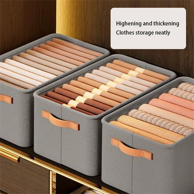Boîte de Rangement pour Vêtements Ménagers Pliable en Tissu Boîte de Rangement Grande Capacité Tiroir de Garde-robe Boîte de Rangement pour Vêtements Pantalons