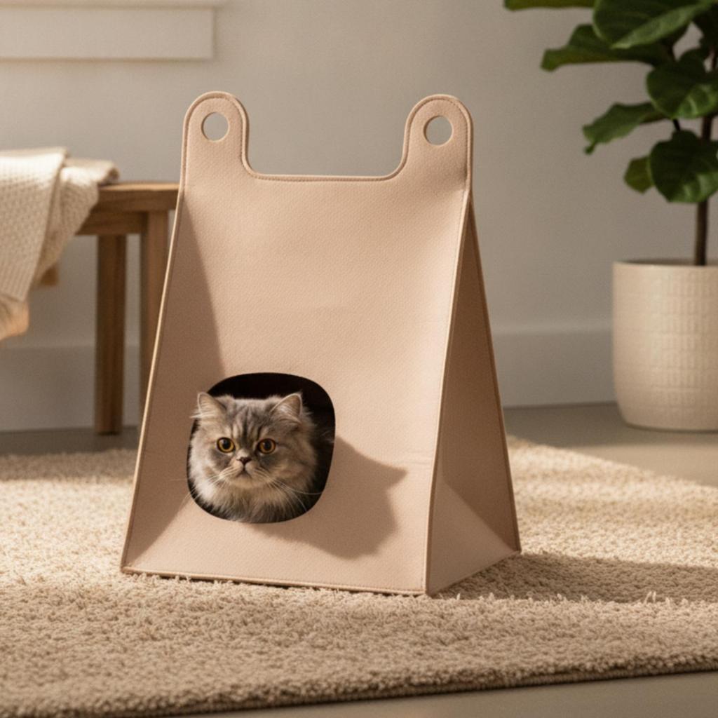 Pet Shelter Portable Kitten Hideaway Long-Lasting for Cats