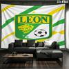 Club Leon Wall Tapestry Aesthetic Wall Hanging Printed Fabric Blanket Decorative Tapestries for Bedroom Living Room Home Decor