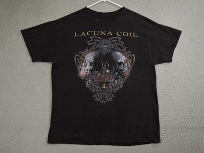 Lacuna Coil Calavera Gótico Italiano Metal Camiseta 100% Algodón Camisetas para Hombre Top S a 5XL2F1256