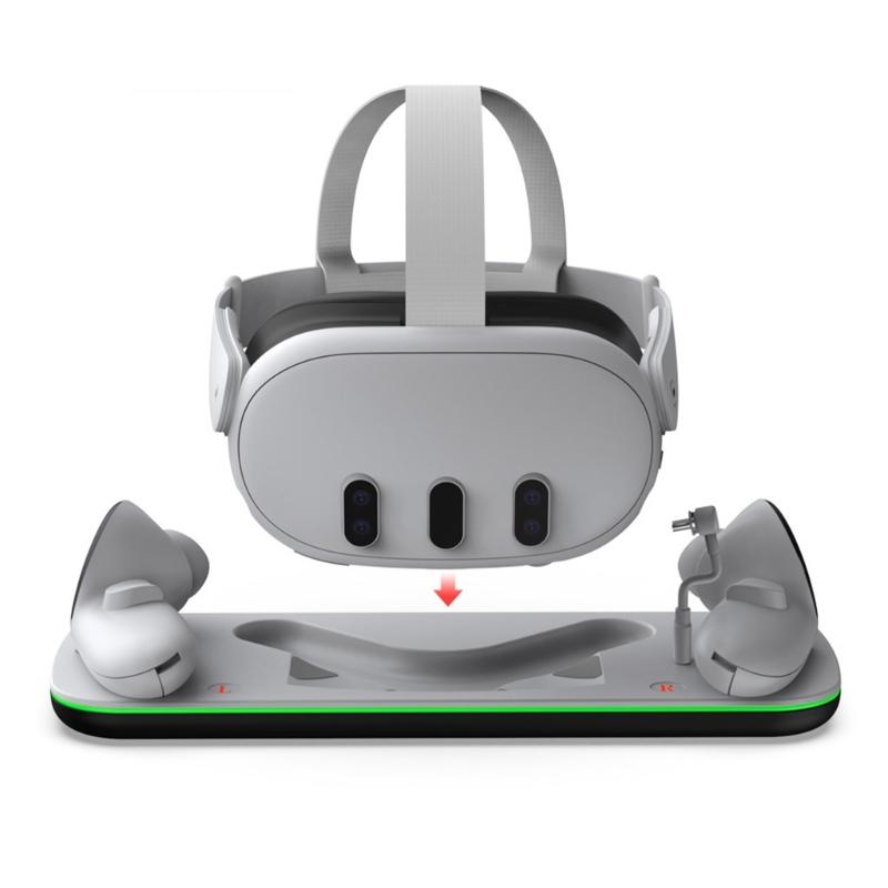 Magnetic Fast Charging Stand for 3S Accessories with Two Rechargeable Batteries