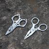 Braided Fishing Line Cutter Rings Openers with Lanyard Fishing Pliers Multifunctional Fishing Tackle Stainless Pliers