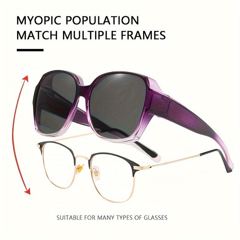 Lunettes de soleil de mode à dégradé pour hommes Grandes montures Pilote Lunettes de soleil Design de marque Antireflet Lunette eil Homme UV400