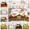 Three-Piece Construction Site Truck Decorative Quilt Cover Digital Printing Kit Bedding