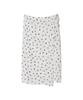 Isjabaibeu White Dotted Layered Wrap Long Skirt