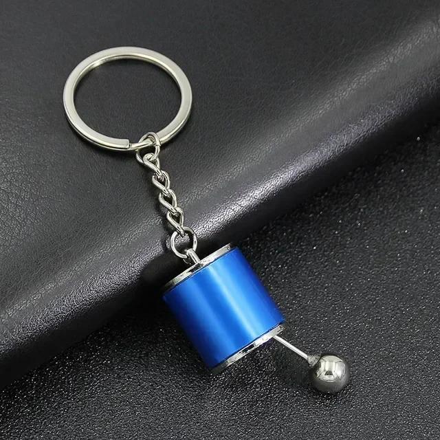 Creative Metal Mini Auto Parts Car Wheel Keychain Body Kit Enthusiast Keyring Accessories Key Ring Chain for Men Woman Gift