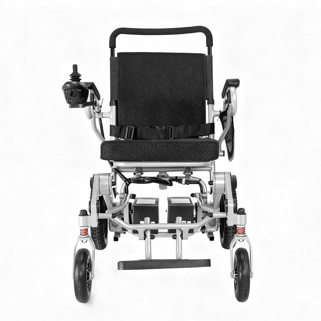 WEYRAL 203R Wózek elektryczny wysokiej klasy 350W*2 Podwójny silnik 12Ah*2 Podwójny akumulator 150KG Obciążenie Stop aluminium 40KM Zasięg Składany Dla osób starszych