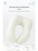 Cuscino Supporto Collo in Memory Foam Magnetico a Forma di Gobba di Cammello - Forma a U, Cuscino da Viaggio Portatile per la Protezione Cervicale
