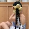Sweet Exaggerated Hair Ring Lattice Oversized Hair Tie Personality Flower Hair Scrunchies Daily