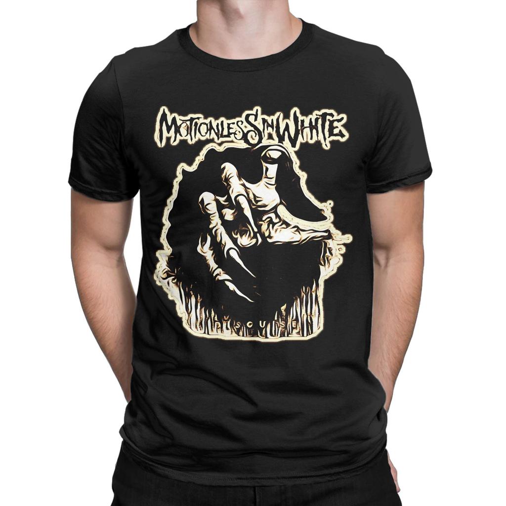 Miw Voices Graveyard Shift Novelty Graphic 100% Cotton T-Shirt Motionless In Whitee Tops Tees F