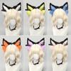 Electric Gravity-Sensing Wolf Ear Headband Cosplay Anime Conventions Detachable Motorized Animal Ears Fluffy Plush 7 Colors