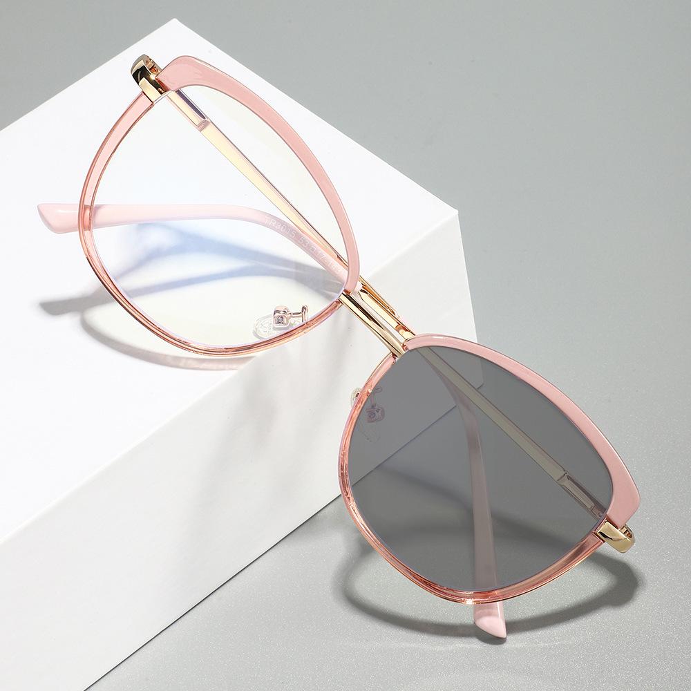 TR90 Color-Changing Optical Glasses: Fashionable Myopia-Compatible Flat Lenses for Stylish Streetwear