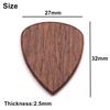 Exotic Wood Guitar Picks 3 Pieces Wooden Guitar Plectrums in Walnut Olive Wood Golden Sandalwood