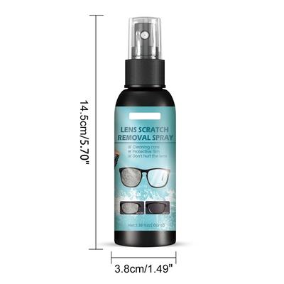 Lens Scratch Removal Spray Multipurpose Eyeglass Cleaner for Sunglasses Glasses Repair Scratches Clean Dirt Lens Cleaner Cleaner