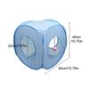 Foldable Cat Tube Interactive Tunnel Toy Scratch-Resistant Cat Tunnel Training Pet Supplies Portable Pet Tunnel with Peek Holes