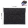 A4 Double Layer Leather Document Briefcase with Custom Logo
