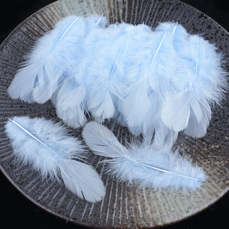 Mixed Color Chicken & Peacock Feathers for DIY Ornaments, Handicrafts, and Handmade Clothing Accessories.