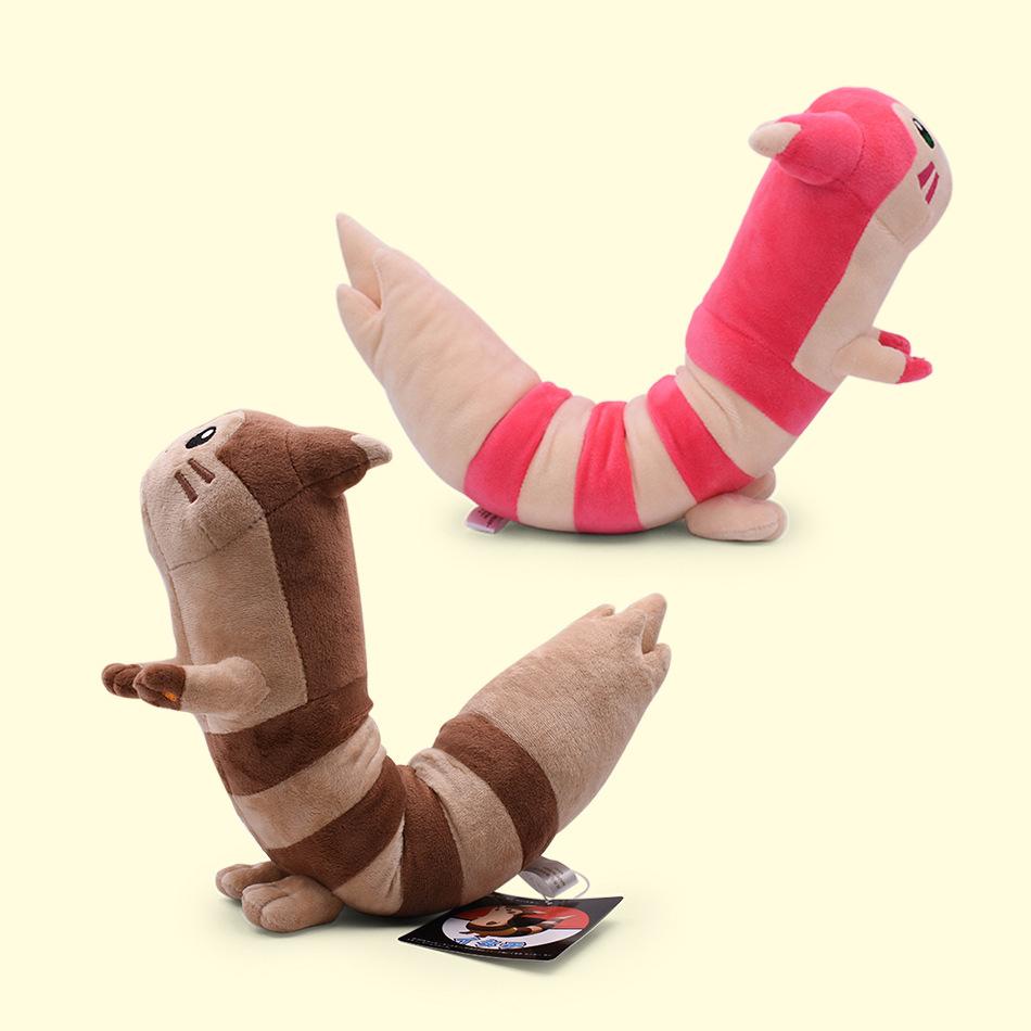 Furret Plush Toys Kawaii Pikachu Plush Doll Soft Stuffed Cartoon Japan Anime Elf Doll Birthday Gift For Children