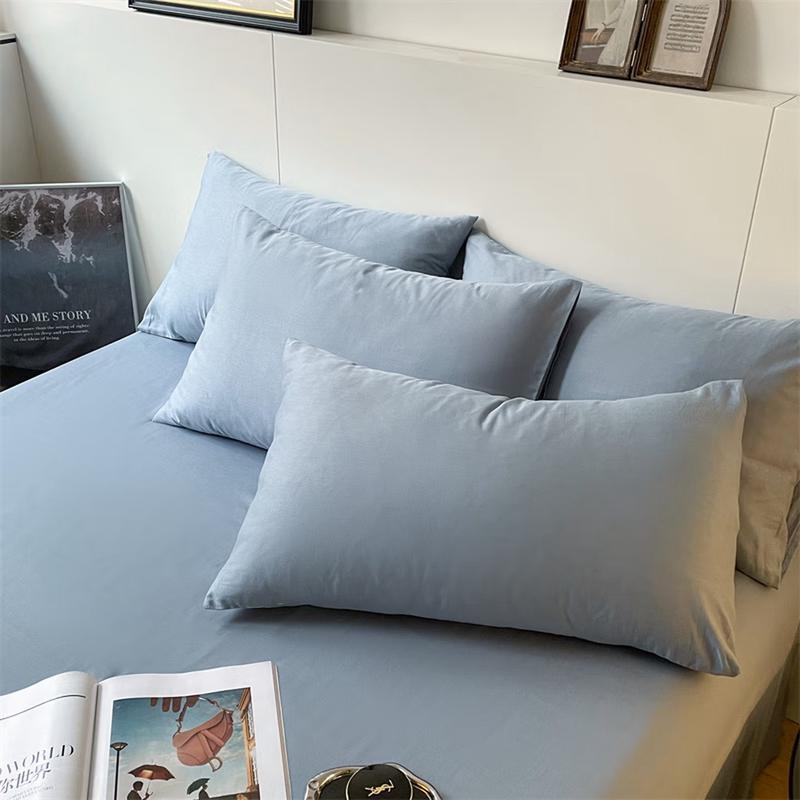 100% Cotton Solid Color 4-Piece Bedding Set